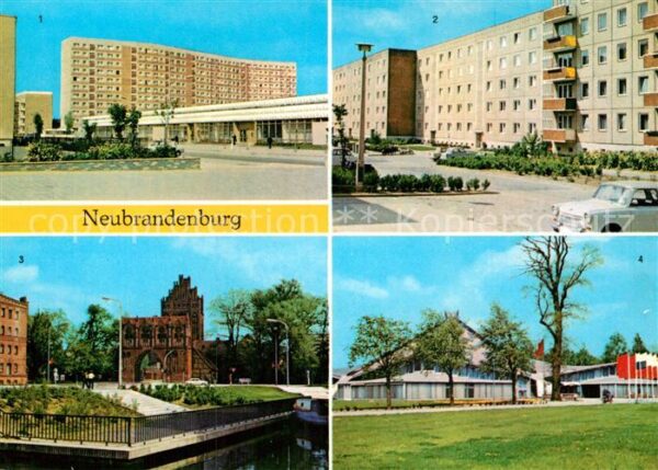 Neubrandenburg Juri Gagarin Ring Keplerstr Treptower T
