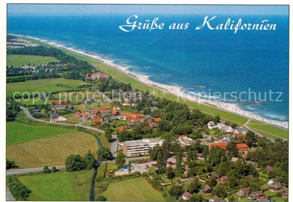 Kalifornien Ostseebad Fliegeraufnahme