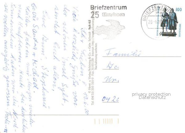 Sylt Landkarte Westerland Keitum Rantum Kamp – Bild 2