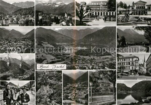 Bad Ischl Salzkammergut Kurhaus Kaiser-Villa Katrin-Seilbahn Nu