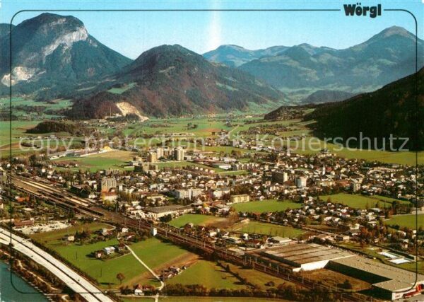 Woergl Tirol Kitzbüheler Alpen Fliegeraufnahme