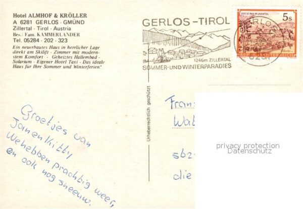 Gmuend Gerlos Hotel Almhof Gasthof Kröller – Bild 2