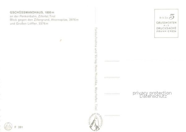 Gschoesswandhaus Zillergrund Ahornspitze Grosser Löffler – Bild 2