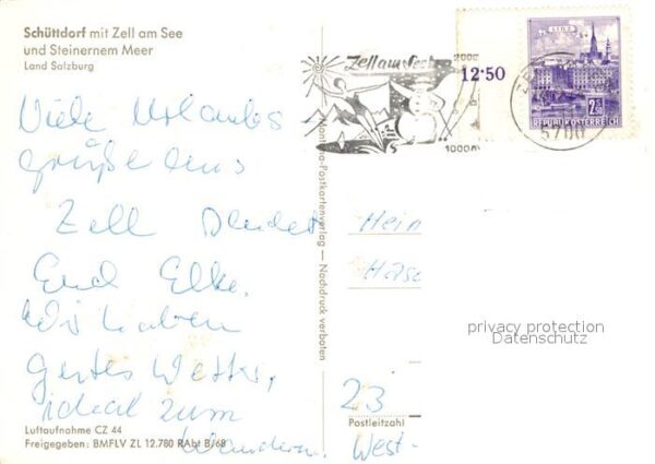 Schuettdorf Zell Steinernes Meer Fliegeraufnahme – Bild 2