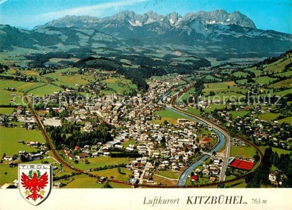 Kitzbuehel Tirol Fliegeraufnahme
