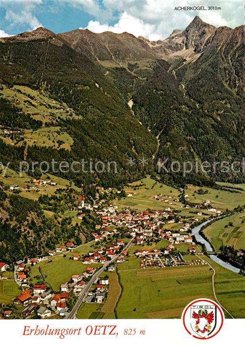 Oetz Acherkogel Fliegeraufnahme