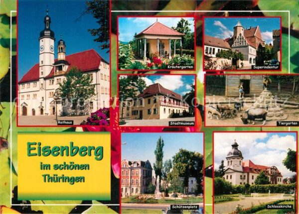 Eisenberg Thueringen Rathaus Stadtmuseum Kräutergarten Tierg