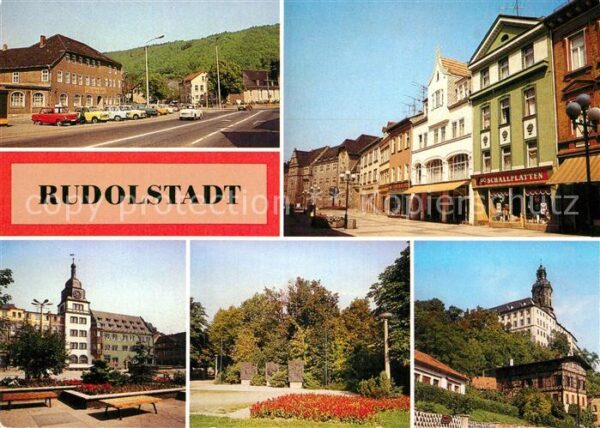 Schwarza Rudolstadt Thälmannstrasse Rathaus Wilhelm-Pieck-P