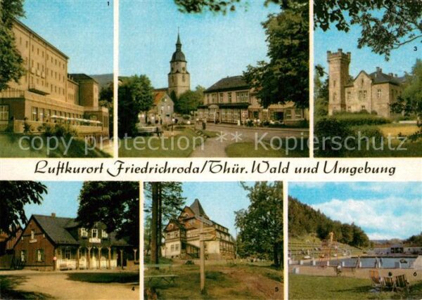 Friedrichroda FDGB-Heim Walter Ulbricht Kurpark Heube