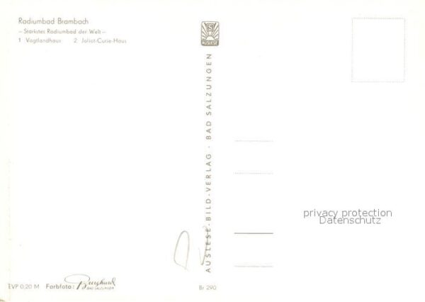 Bad Brambach Vogtlandhaus Joliot-Curie-Haus – Bild 2