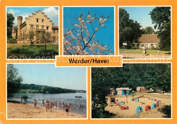 Werder Havel Schloss Petzow Obstbaummuseum Badestell