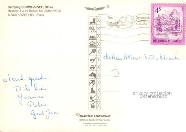 Kitzbuehel Tirol Camping Schwarzsee Fliegeraufnahme – Bild 2