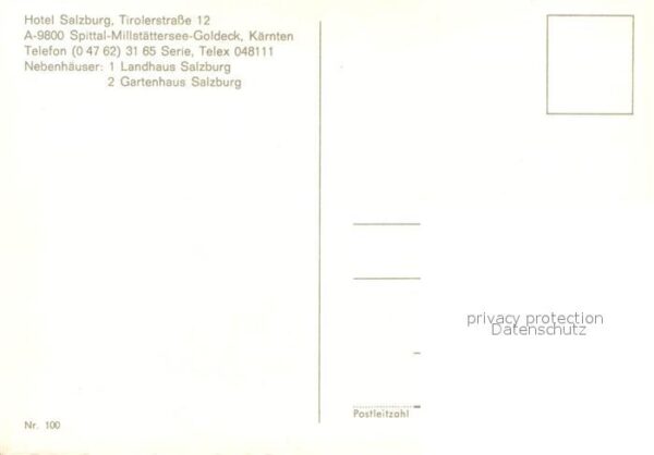 Spittal Drau Hotel Salzburg mit Nebenhäuser – Bild 2