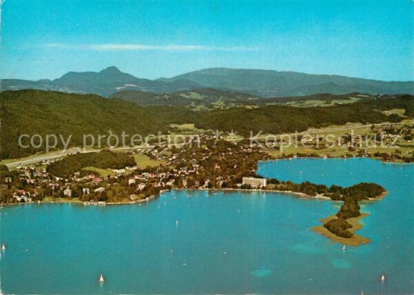 Poertschach Woerthersee Fliegeraufnahme