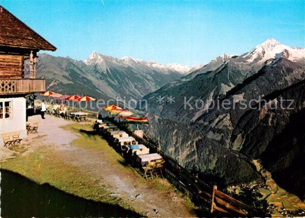 Gschoesswandhuette Zillertal Penkenbahn-Bergstation Brandbergalm Aho
