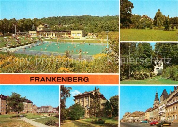 Frankenberg Sachsen Freibad Lützelhöhe Feierabendheim Volks