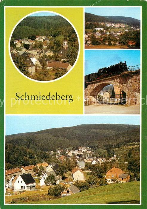 Schmiedeberg  Dippoldiswalde Panorama Eisenbahnbrücke