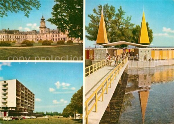 Keszthely Schloss Wohnblock Schwimmbad