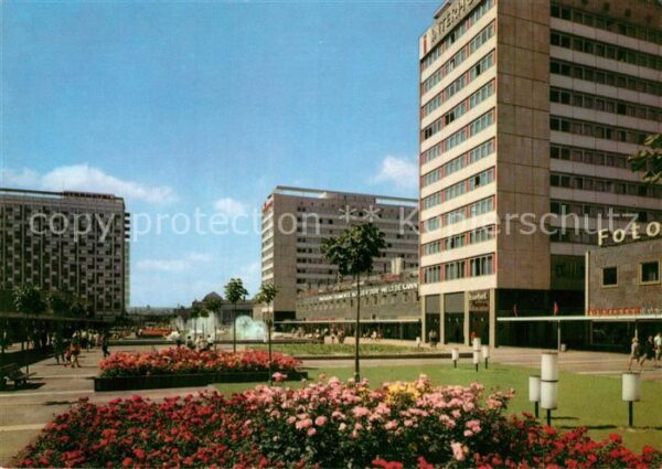 Dresden Prager Strasse mit Interhotels Bastei K