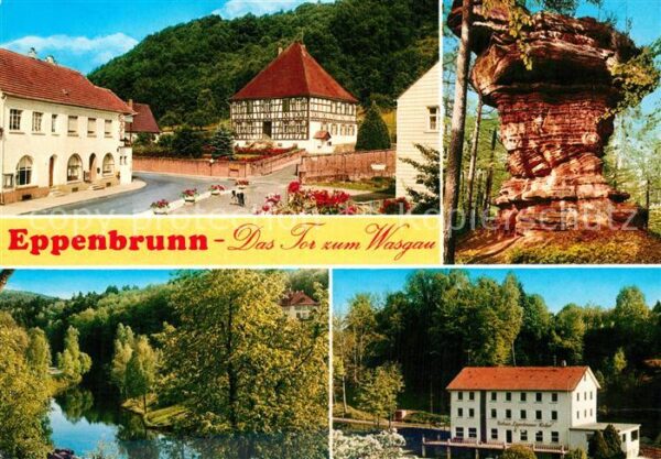 Eppenbrunn Marktplatz Felsen Kurhaus Eppenbrunner