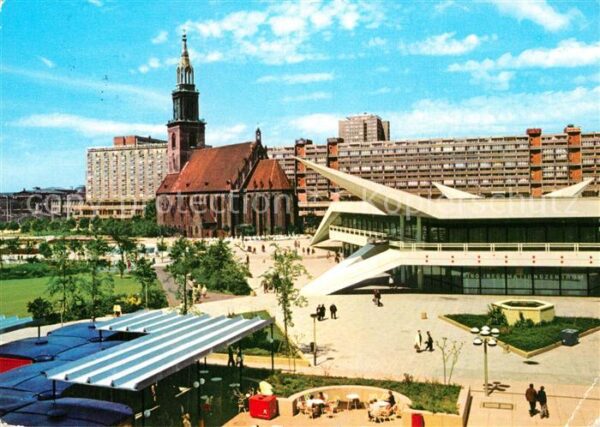 Berlin Marienkirche und Anlage am Fernseh und