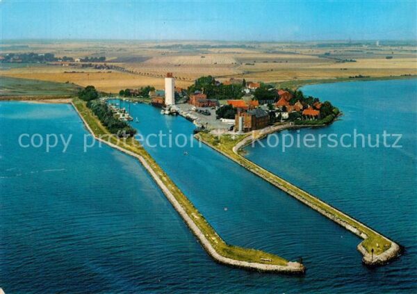 Orth Fehmarn Hafen Fliegeraufnahme