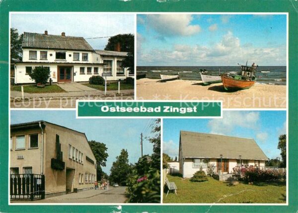 Zingst Ostseebad FDGB Erholungsheim Stranddistel Am Fisc