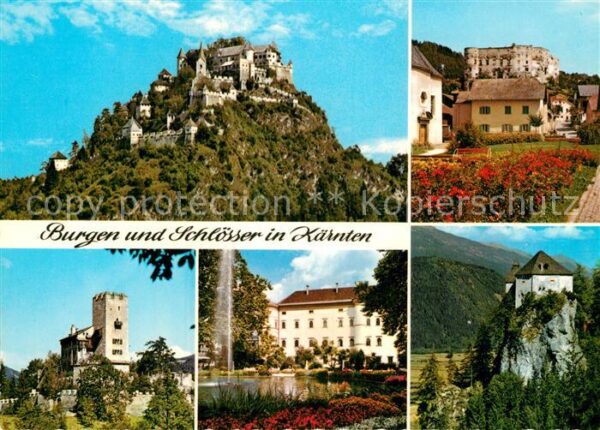 Kaernten Burg Hochosterwitz Geiersburg in Friesa