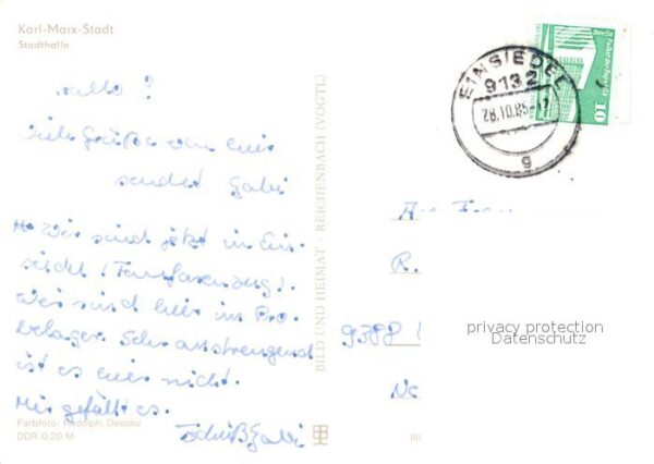 Karl-Marx-Stadt Stadthalle – Bild 2