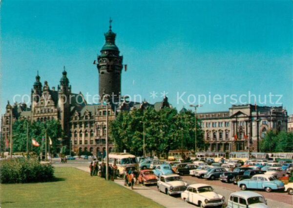 Leipzig Neues Rathaus Wilh Leuschner Platz