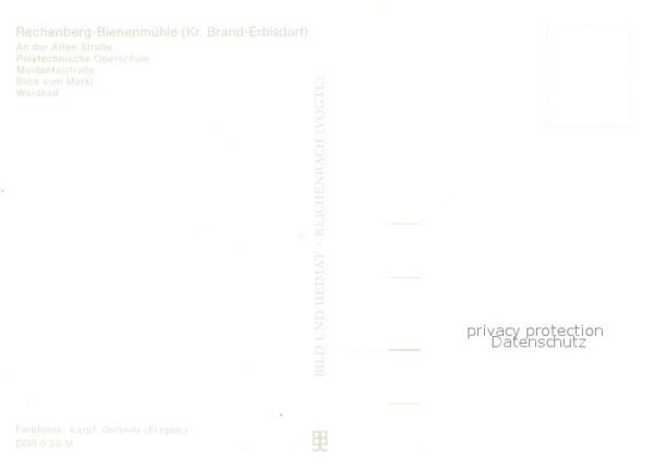 Rechenberg-Bienenmuehle Osterzgebirge Alte Strasse Polytechn Oberschule Mulde – Bild 2