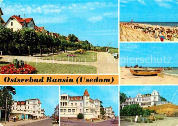Bansin Ostseebad Strandpromenade Karl Marx Str FDGB Erho