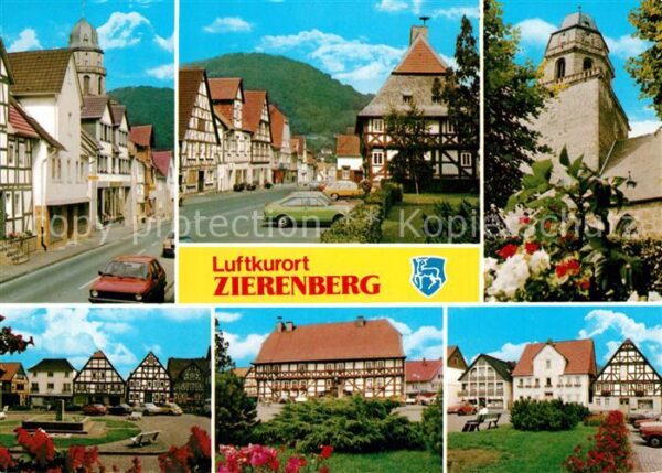 Zierenberg Orts und Teilansichten Fachwerkhäuser