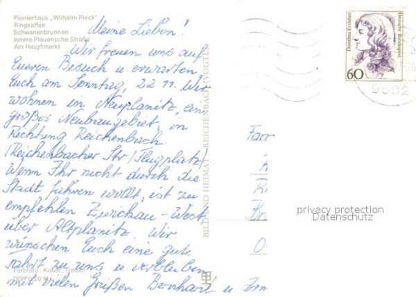 Zwickau Sachsen Pionierhaus Wilhelm Pieck Ringkaffee Sc – Bild 2