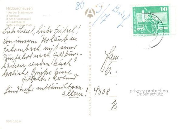 Hildburghausen An der Stadtmauer Rathaus Am Friedenspa – Bild 2