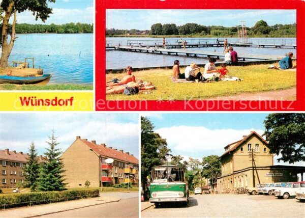 Wuensdorf Wünsdorfer See Badestrand AWG Bahnhof