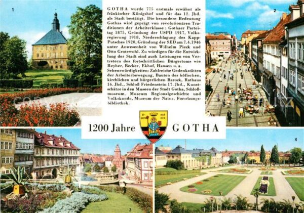 Gotha Thueringen Schloss Friedenstein Neumarkt Erfurter