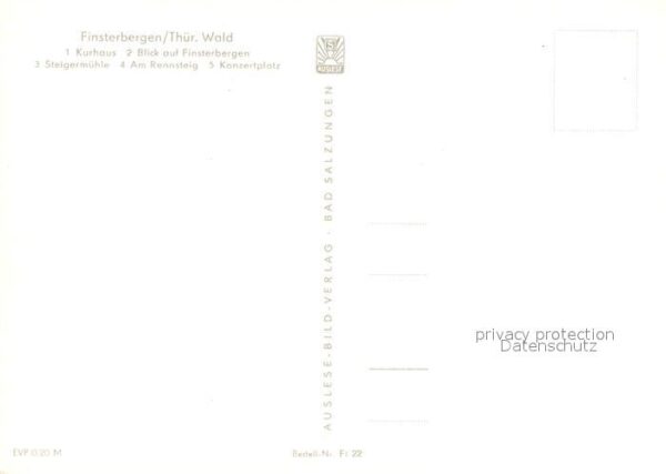 Finsterbergen Kurhaus Panorama Steigermühle Am Rennst – Bild 2