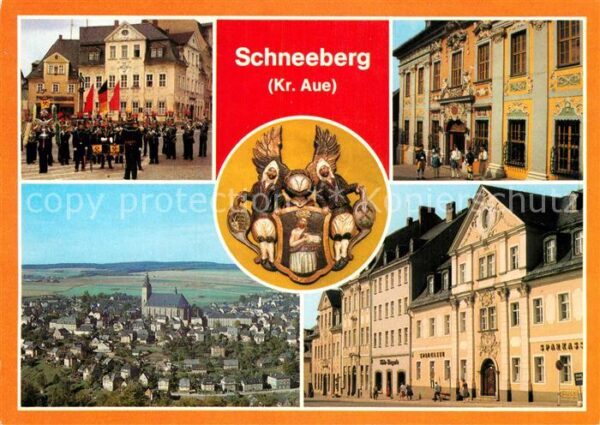 Schneeberg Erzgebirge Musikkorps Museum Panorama Wappen Ernst