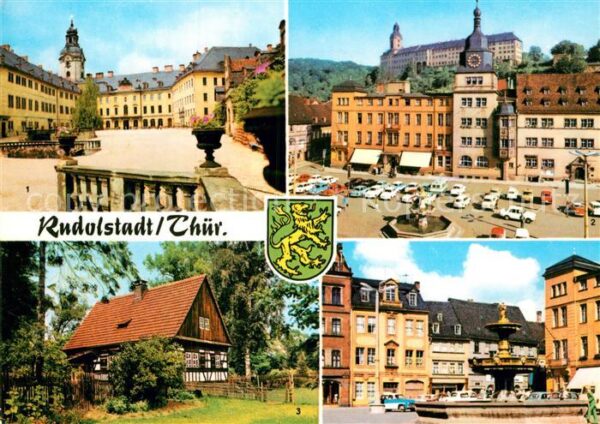 Rudolstadt Schloss Heidecksburg Marktplatz Volksku
