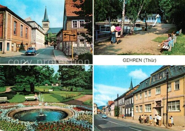 Gehren Thueringen Dimitroffstrasse Am Badeteich Stadtpark