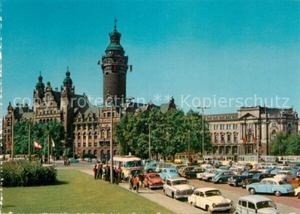 Leipzig Neues Rathaus Wilhelm Leuschner Platz