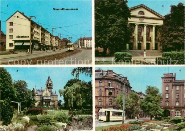 Nordhausen Thueringen Rautenstrasse Stadttheater Meyenburgmus