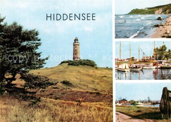 Insel Hiddensee Kloster Leuchtturm Strand Neuendorf Vit