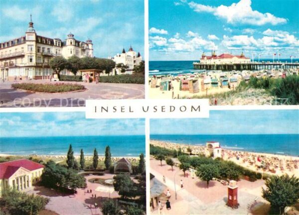 Insel Usedom Zinnowitz FDGB Erholungsheim Glück auf