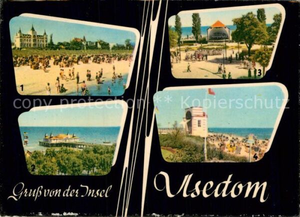 Usedom mit Zinnowitz Seebäder Ahlbeck Heringsd
