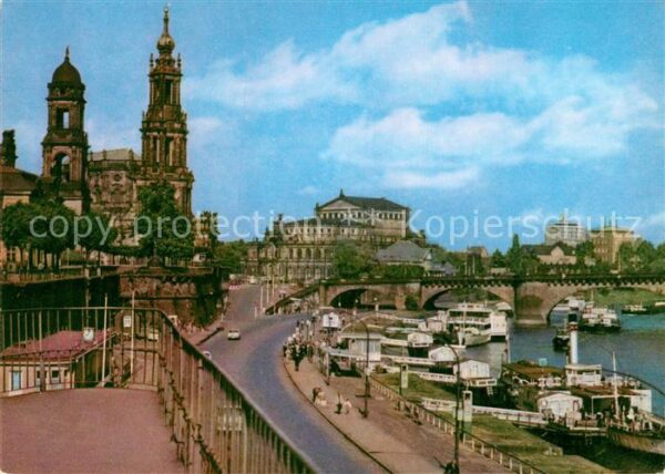 Dresden Dampferanlegestelle Dimitroff Brücke