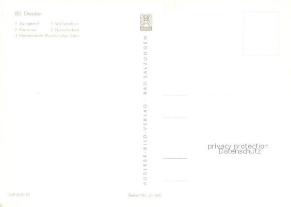 Dresden Zwingerhof Kronentor Wahlpavillon Nymph – Bild 2