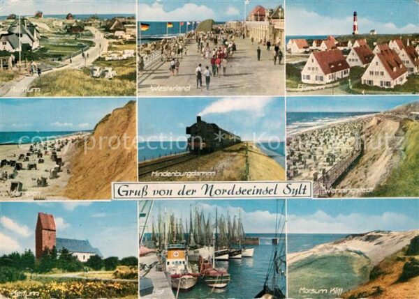 Insel Sylt Rantum Westerland Hörnum Kampen Hindenb