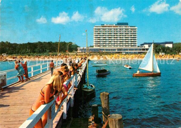 Timmendorfer Strand Seebrücke mit Hotel und Kongresszentrum